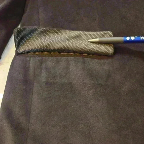 Calvin Klein Mens Velvet Smooth Blazer Black size 44L - Picture 5 of 12